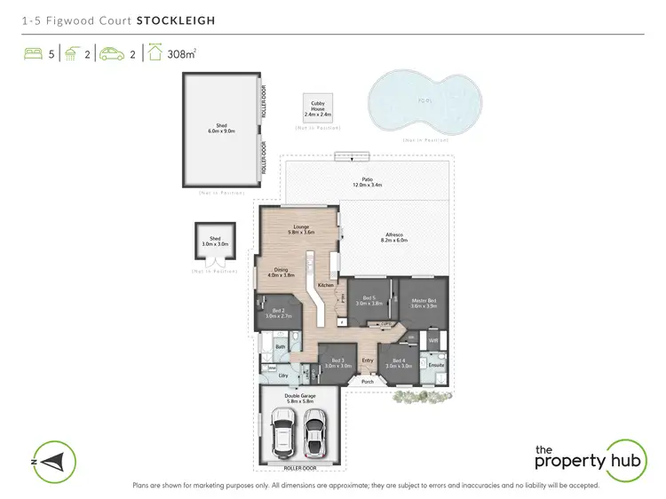 Floorplan of Homely house listing, 1-5 Figwood Court, Stockleigh QLD 4280