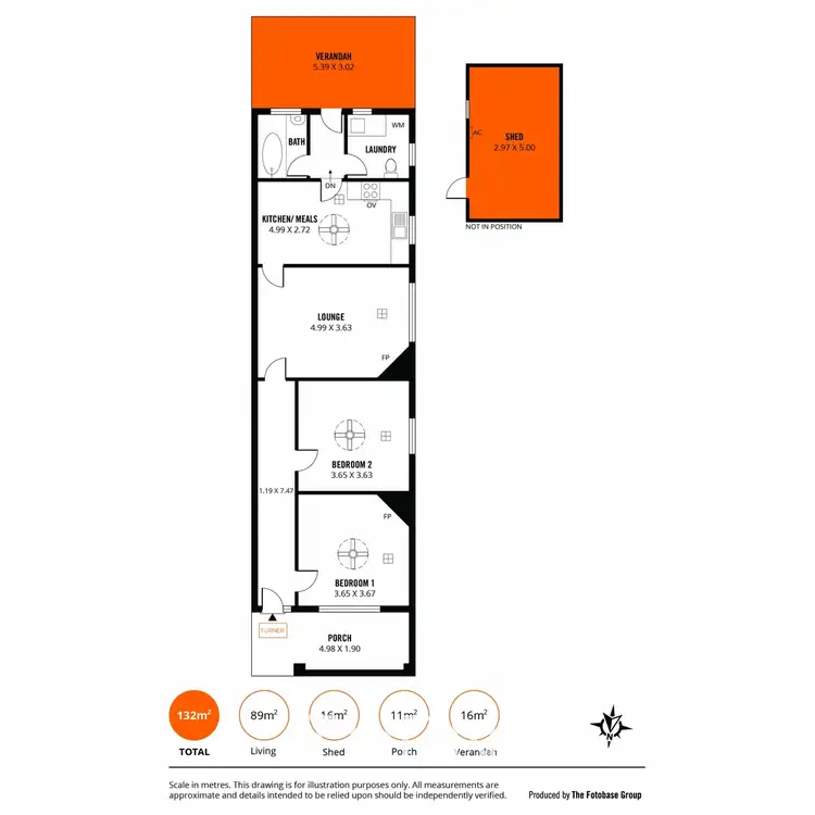 Floorplan of Homely house listing, 39a Tarragon Street, Mile End SA 5031