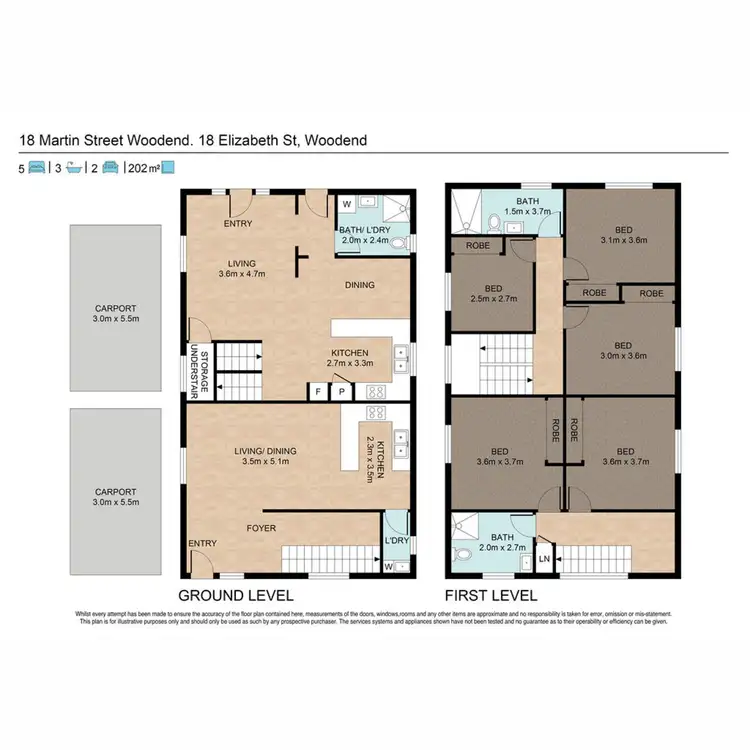 Floorplan of Homely house listing, 18 Martin Street, Woodend QLD 4305