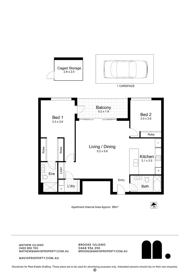 Floorplan of Homely unit listing, 411/60 King Street, Newcastle NSW 2300