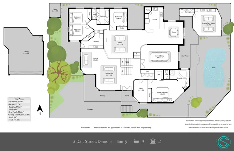 Floorplan of Homely house listing, 3 Dais Street, Dianella WA 6059
