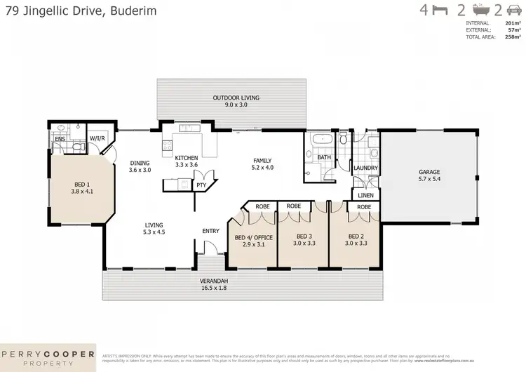 Floorplan of Homely house listing, 79 Jingellic Drive, Buderim QLD 4556