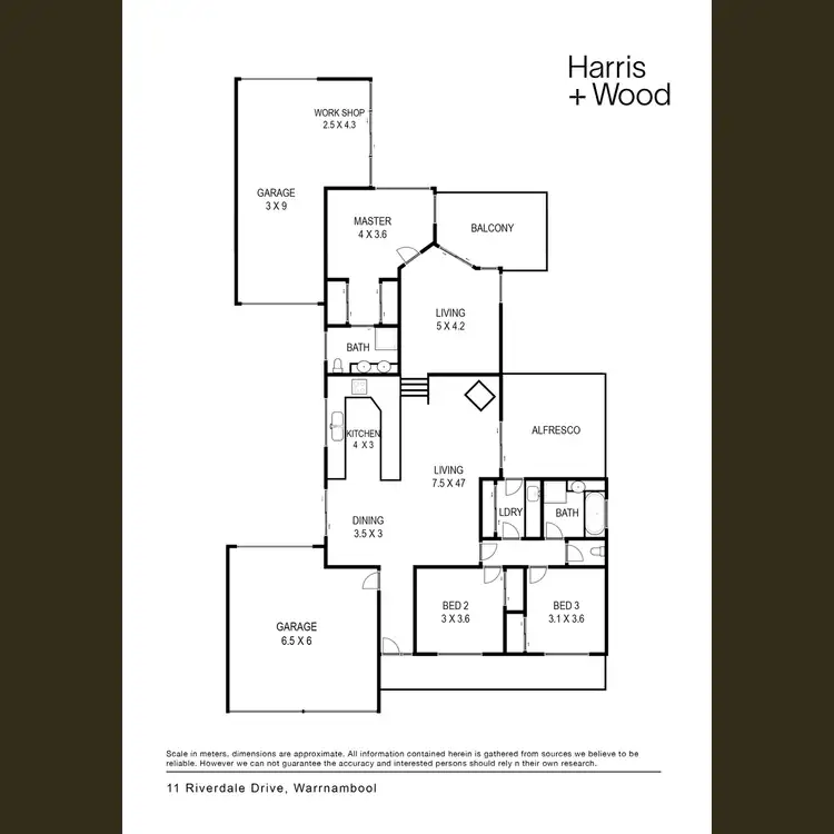 Floorplan of Homely house listing, 11 Riverdale Court, Warrnambool VIC 3280