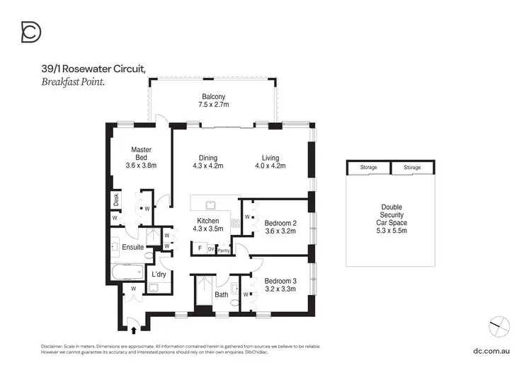 Floorplan of Homely apartment listing, 39/1 Rosewater Circuit, Breakfast Point NSW 2137