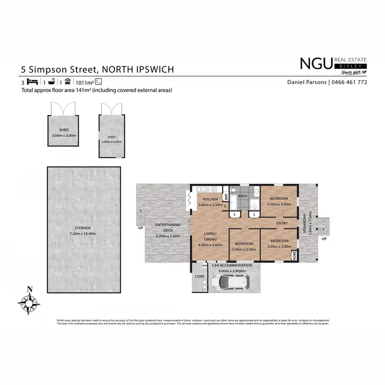 Floorplan of Homely house listing, 5 Simpson Street, North Ipswich QLD 4305