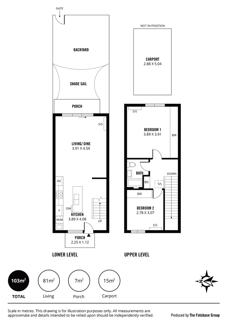 Floorplan of Homely house listing, 110 Sportsmans Drive, West Lakes SA 5021
