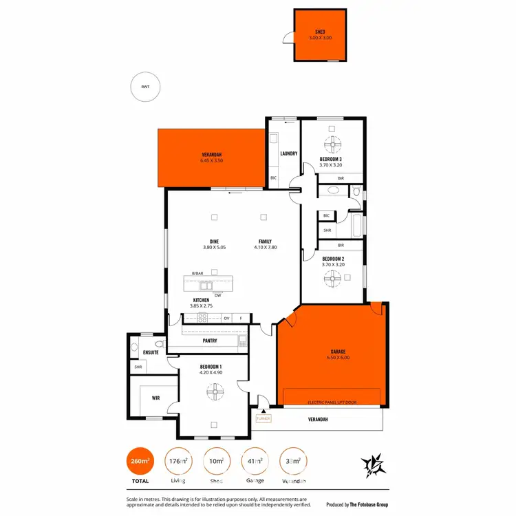 Floorplan of Homely house listing, 5 Nicholas Paech Drive, Hahndorf SA 5245