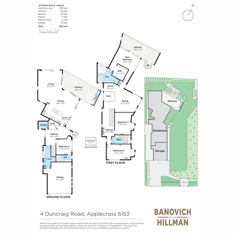 Floorplan of Homely house listing, 4 Duncraig Road, Applecross WA 6153