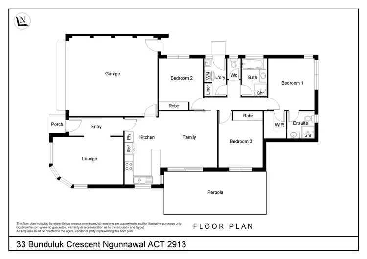 Floorplan of Homely house listing, 33 Bunduluk Crescent, Ngunnawal ACT 2913