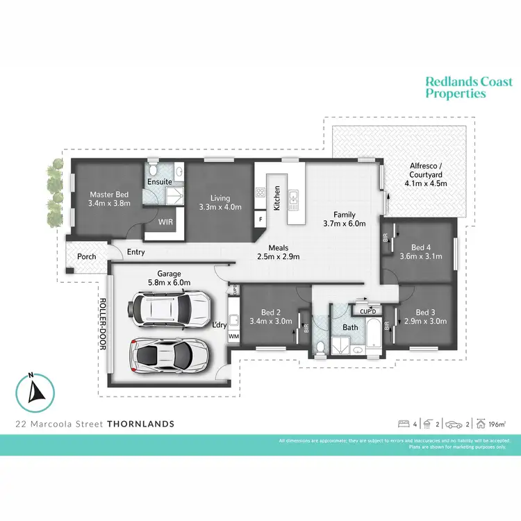 Floorplan of Homely house listing, 22 Marcoola Street, Thornlands QLD 4164