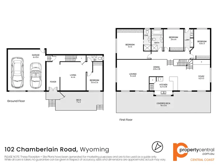 Floorplan of Homely house listing, 102 Chamberlain Road, Wyoming NSW 2250