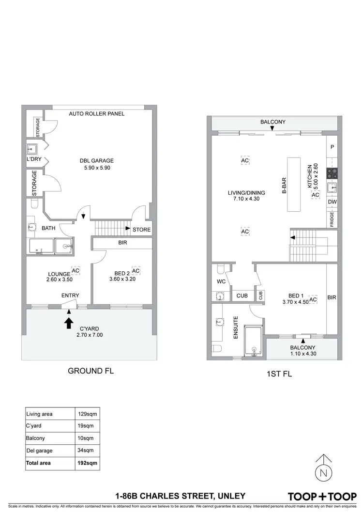 Floorplan of Homely house listing, 1/86B Charles Street, Unley SA 5061