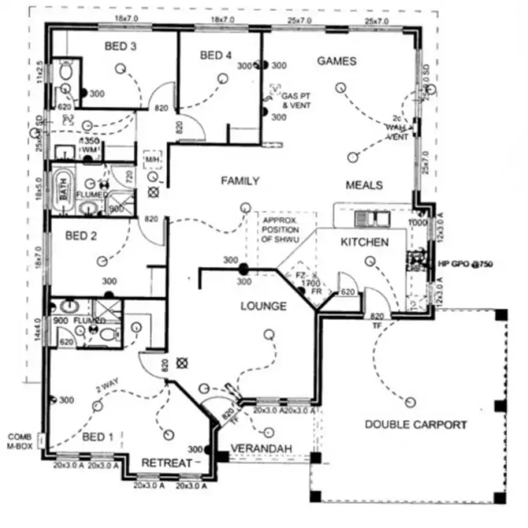 Floorplan of Homely house listing, 10 Harberton Parkway, Ellenbrook WA 6069