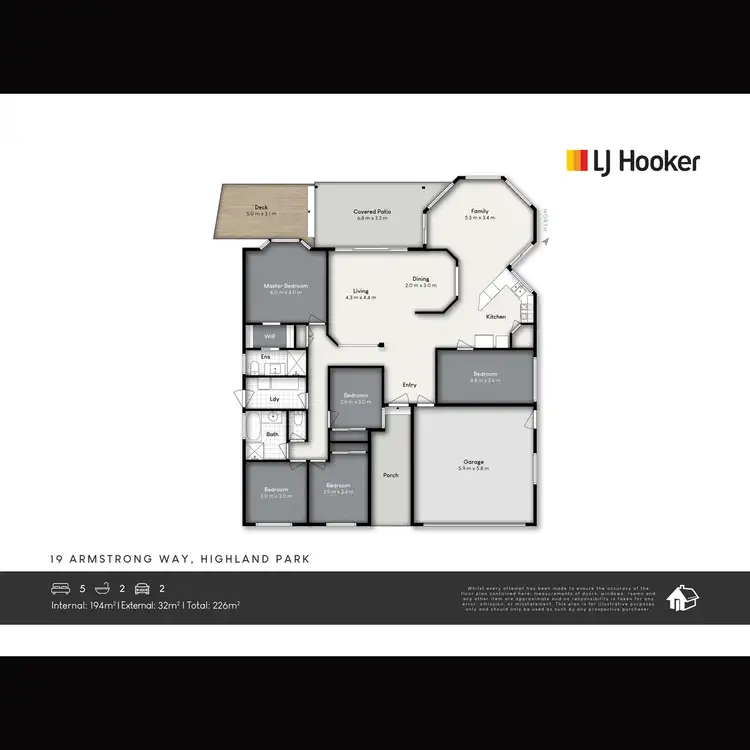 Floorplan of Homely house listing, 19 Armstrong Way, Highland Park QLD 4211