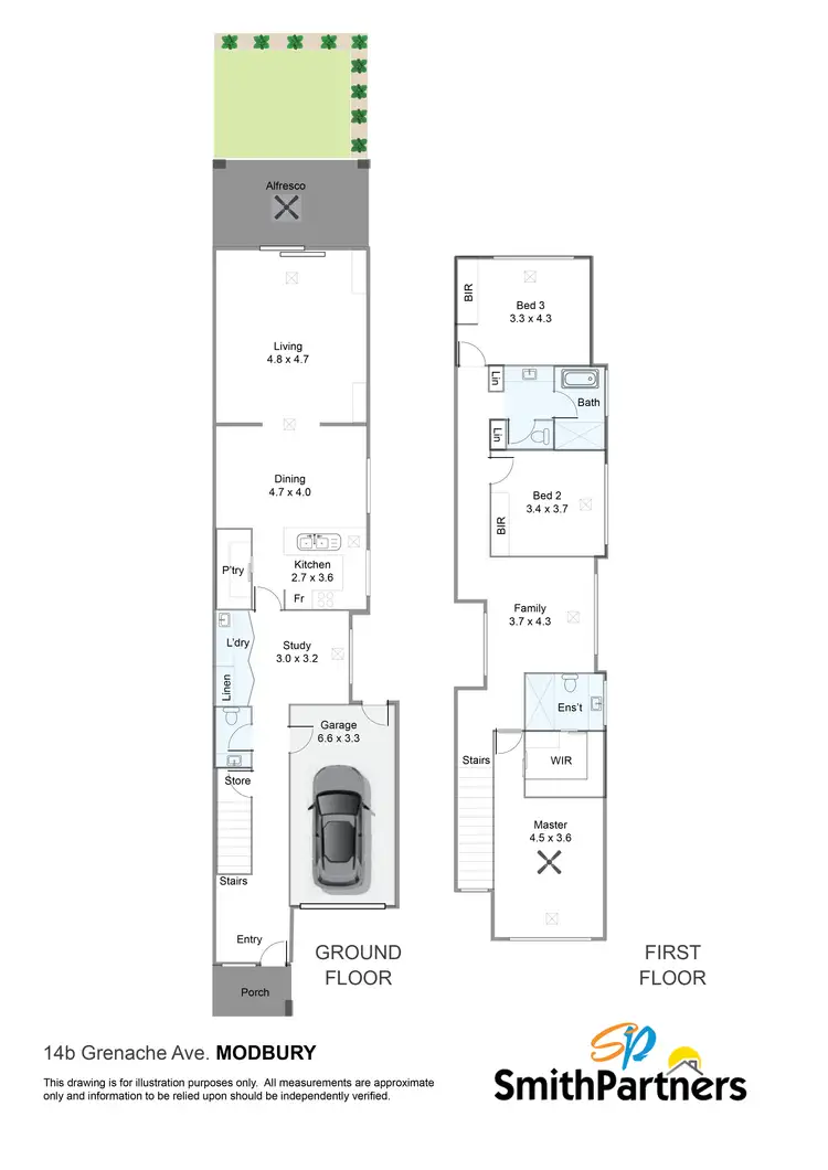 Floorplan of Homely house listing, 14B Grenache Avenue, Modbury SA 5092