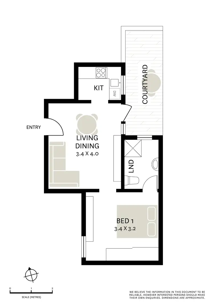 Floorplan of Homely apartment listing, 2/2 Tusculum Street, Potts Point NSW 2011