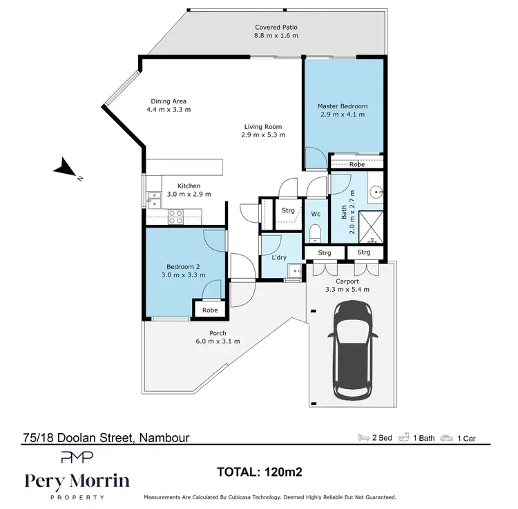 Floorplan of Homely unit listing, 75/18 Doolan Street, Nambour QLD 4560