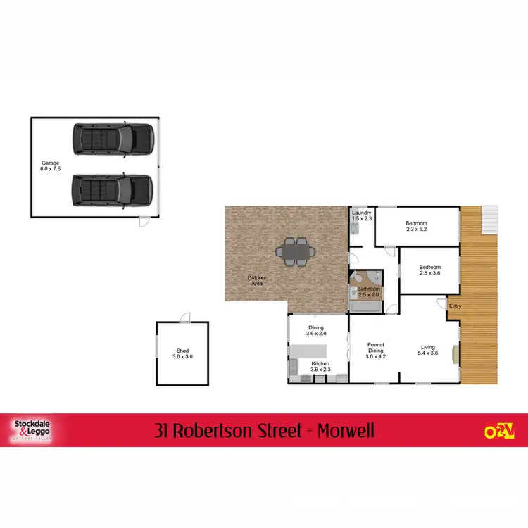 Floorplan of Homely house listing, 31 Robertson Street, Morwell VIC 3840