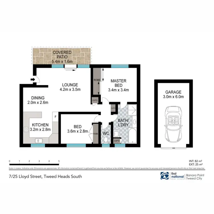 Floorplan of Homely unit listing, 7/25 Lloyd Street, Tweed Heads South NSW 2486