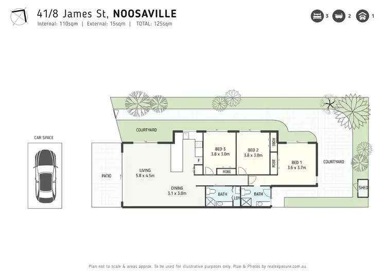 Floorplan of Homely unit listing, 41/8 James Street, Noosaville QLD 4566