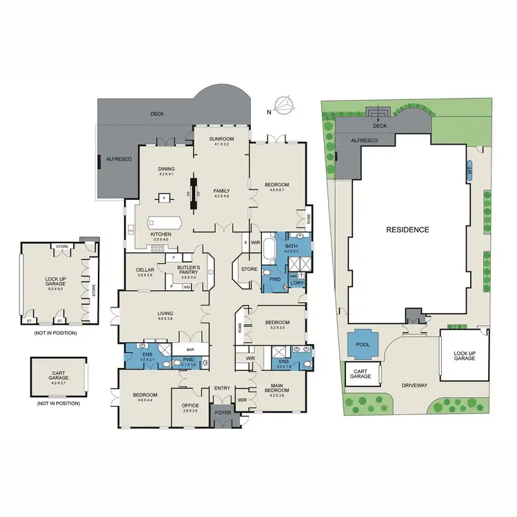 Floorplan of Homely house listing, 40 Peppertree Drive, Pokolbin NSW 2320
