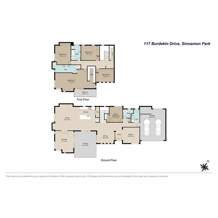 Floorplan of Homely house listing, 117 Burdekin Drive, Sinnamon Park QLD 4073