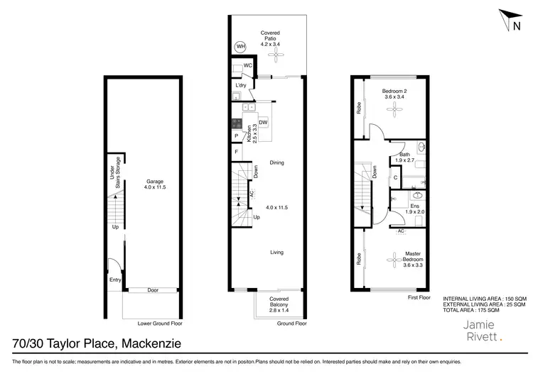 Floorplan of Homely townhouse listing, 70/30 Taylor Place, Mackenzie QLD 4156