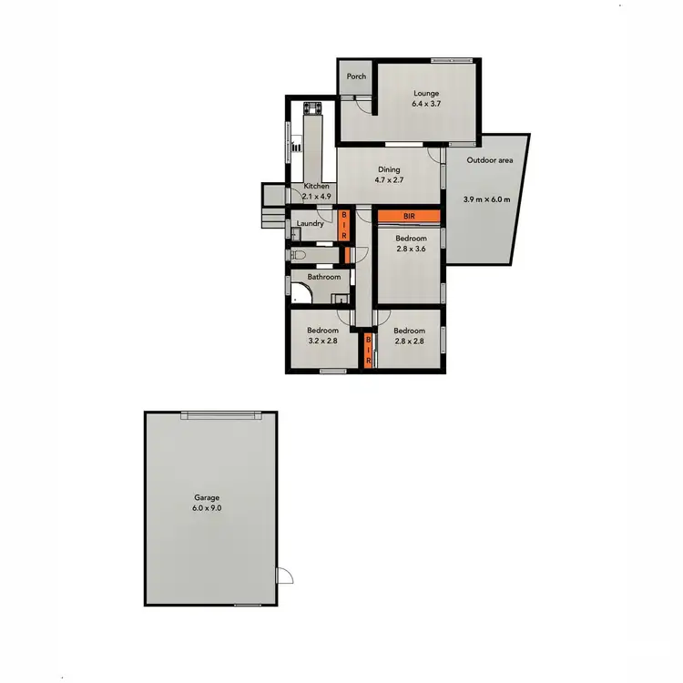 Floorplan of Homely house listing, 21 Churchill Road, Morwell VIC 3840