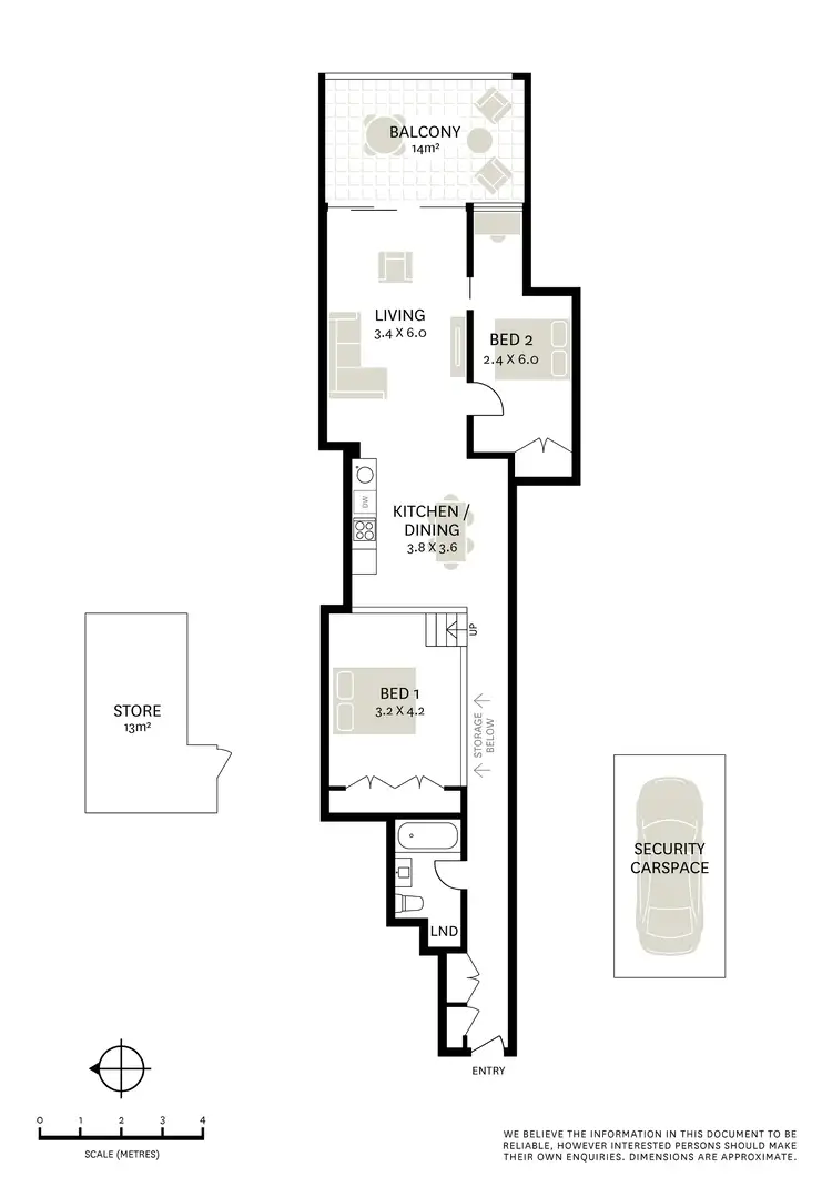 Floorplan of Homely apartment listing, 220/199 Regent Street, Redfern NSW 2016
