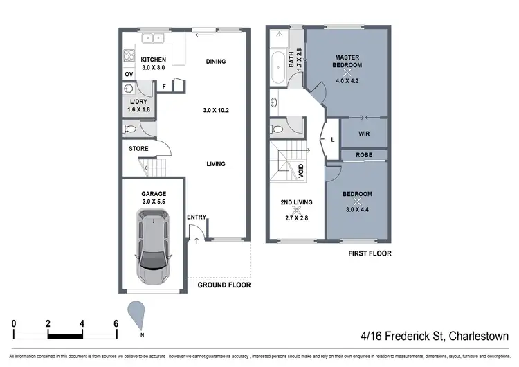 Floorplan of Homely unit listing, 4/16 Frederick Street, Charlestown NSW 2290