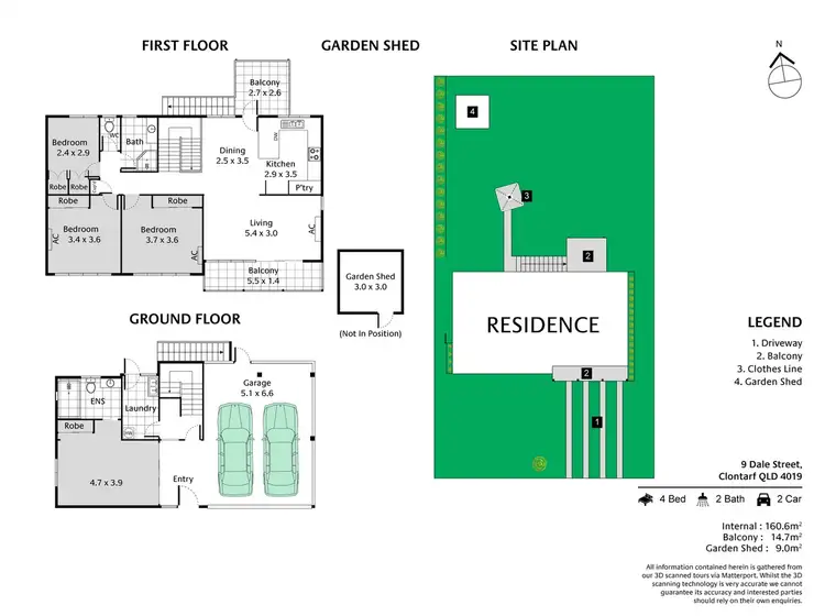 Floorplan of Homely house listing, 9 Dale Street, Clontarf QLD 4019