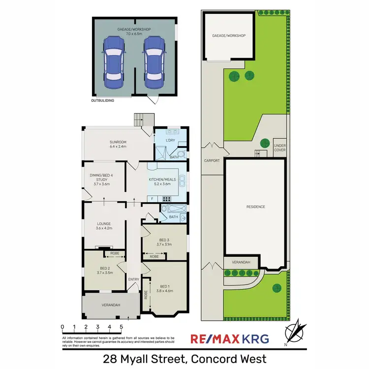 Floorplan of Homely house listing, 28 Myall Street, Concord West NSW 2138