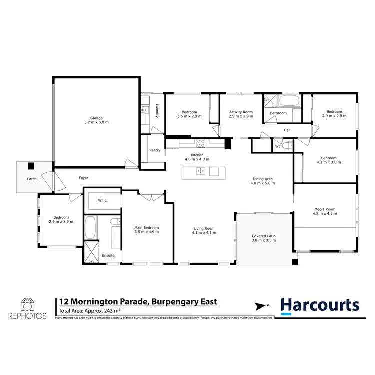 Floorplan of Homely house listing, 12 Mornington Parade, Burpengary East QLD 4505