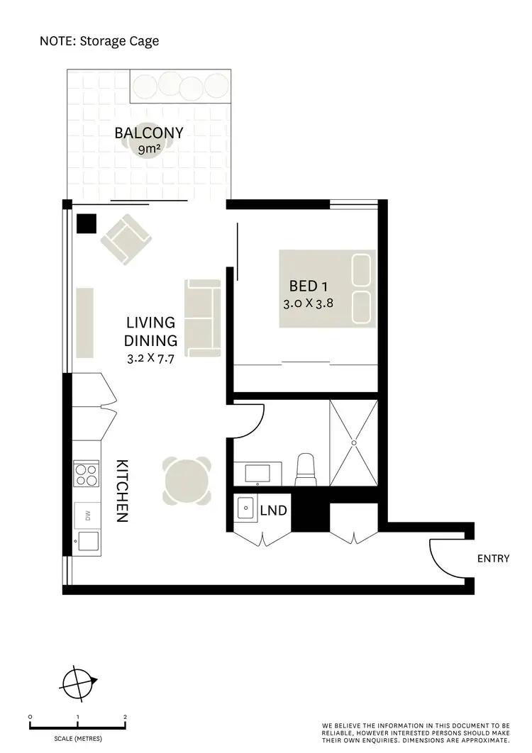Floorplan of Homely apartment listing, 9/350 Bourke Street, Surry Hills NSW 2010