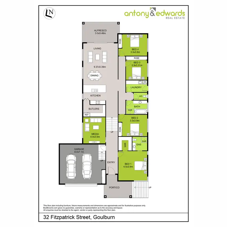 Floorplan of Homely house listing, 32 Fitzpatrick Street, Goulburn NSW 2580