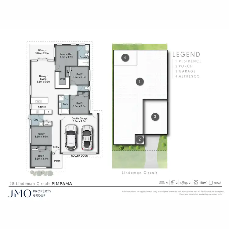 Floorplan of Homely house listing, 28 Lindeman Cicuit, Pimpama QLD 4209