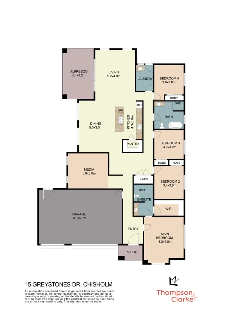 Floorplan of Homely house listing, 15 Greystones Drive, Chisholm NSW 2322