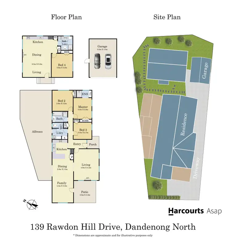 Floorplan of Homely house listing, 139 Rawdon Hill  Drive, Dandenong North VIC 3175