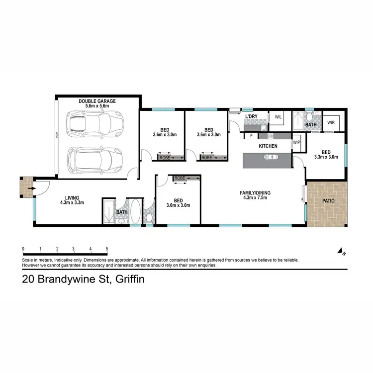 Floorplan of Homely house listing, 20 Brandywine Street, Griffin QLD 4503