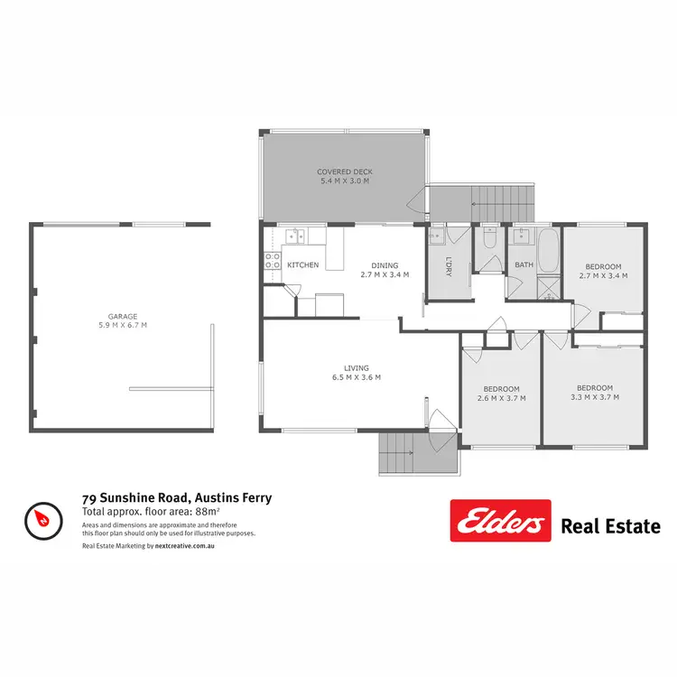 Floorplan of Homely house listing, 79 Sunshine Road, Austins Ferry TAS 7011