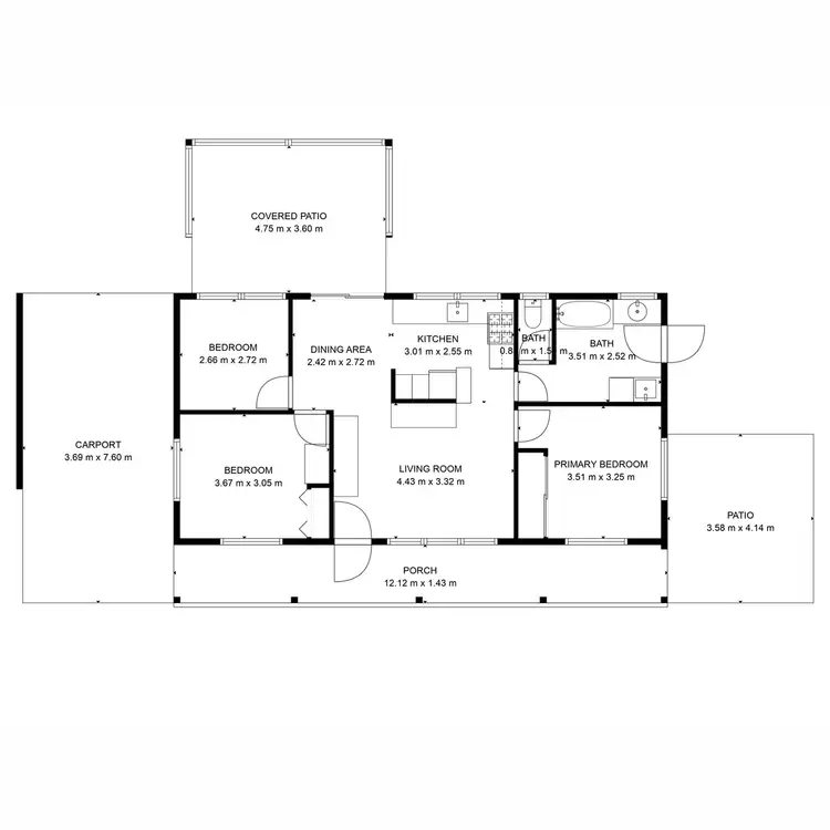 Floorplan of Homely house listing, 24 Gunsynd Grove, Branyan QLD 4670