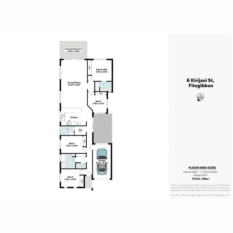 Floorplan of Homely house listing, 6 Kirijani Street, Fitzgibbon QLD 4018
