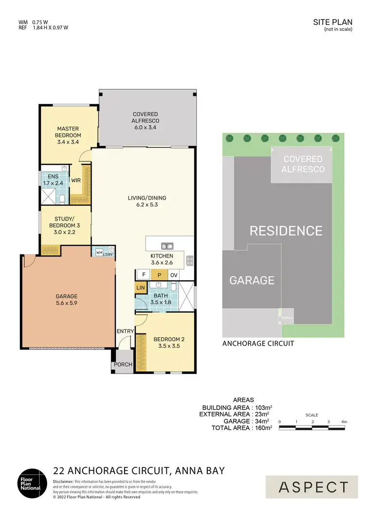 Floorplan of Homely house listing, 22 Anchorage Circuit, Anna Bay NSW 2316