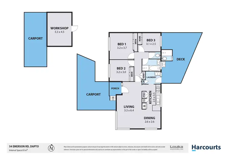 Floorplan of Homely house listing, 54 Emerson Road, Dapto NSW 2530