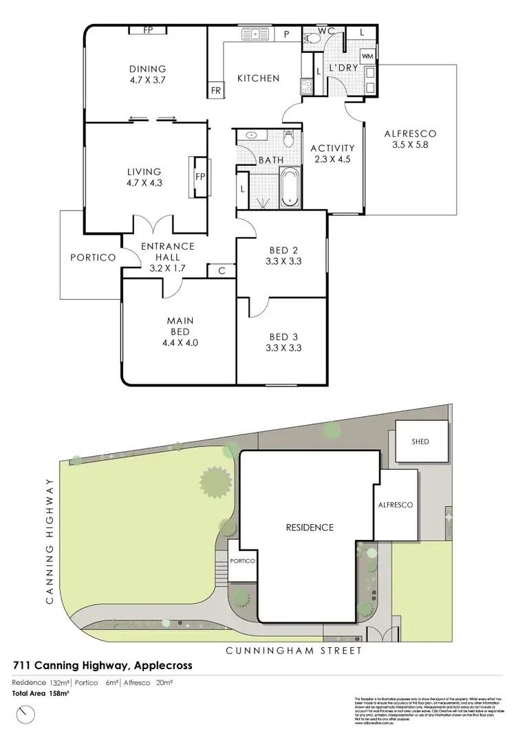 Floorplan of Homely house listing, 711 Canning Highway, Applecross WA 6153