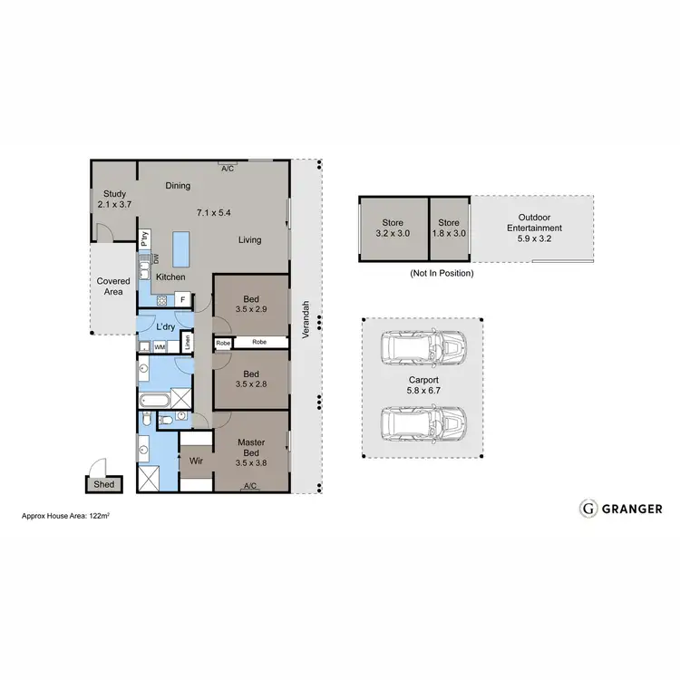 Floorplan of Homely house listing, 51 Sherwood Avenue, Rosebud VIC 3939