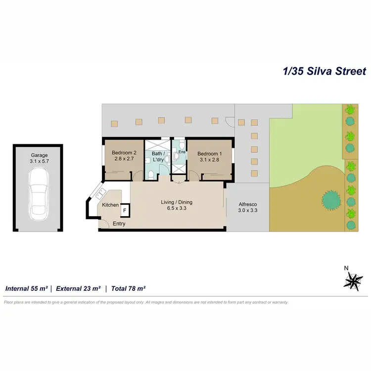 Floorplan of Homely unit listing, 1/35 Silva Street, Ascot QLD 4007