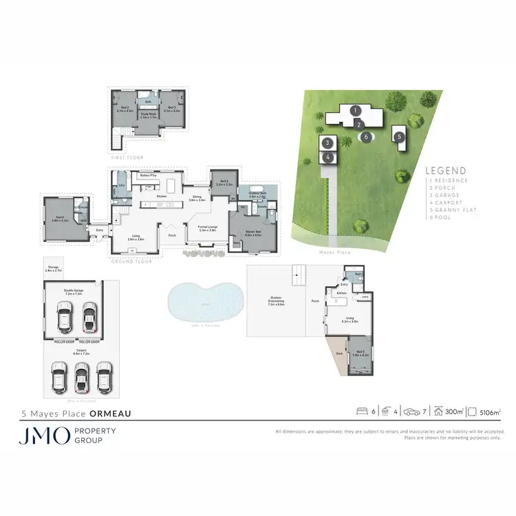 Floorplan of Homely house listing, 5 Mayes Place, Ormeau QLD 4208