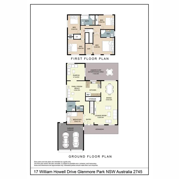 Floorplan of Homely house listing, 17 William Howell Drive, Glenmore Park NSW 2745