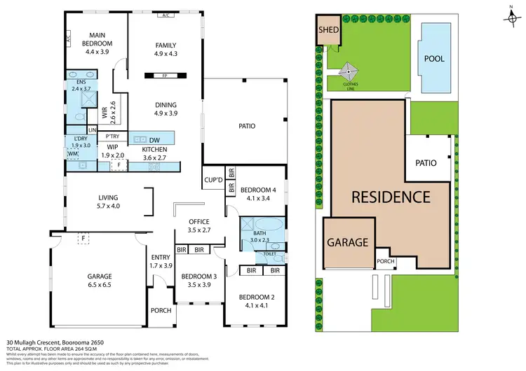 Floorplan of Homely house listing, 30 Mullagh Crescent, Boorooma NSW 2650